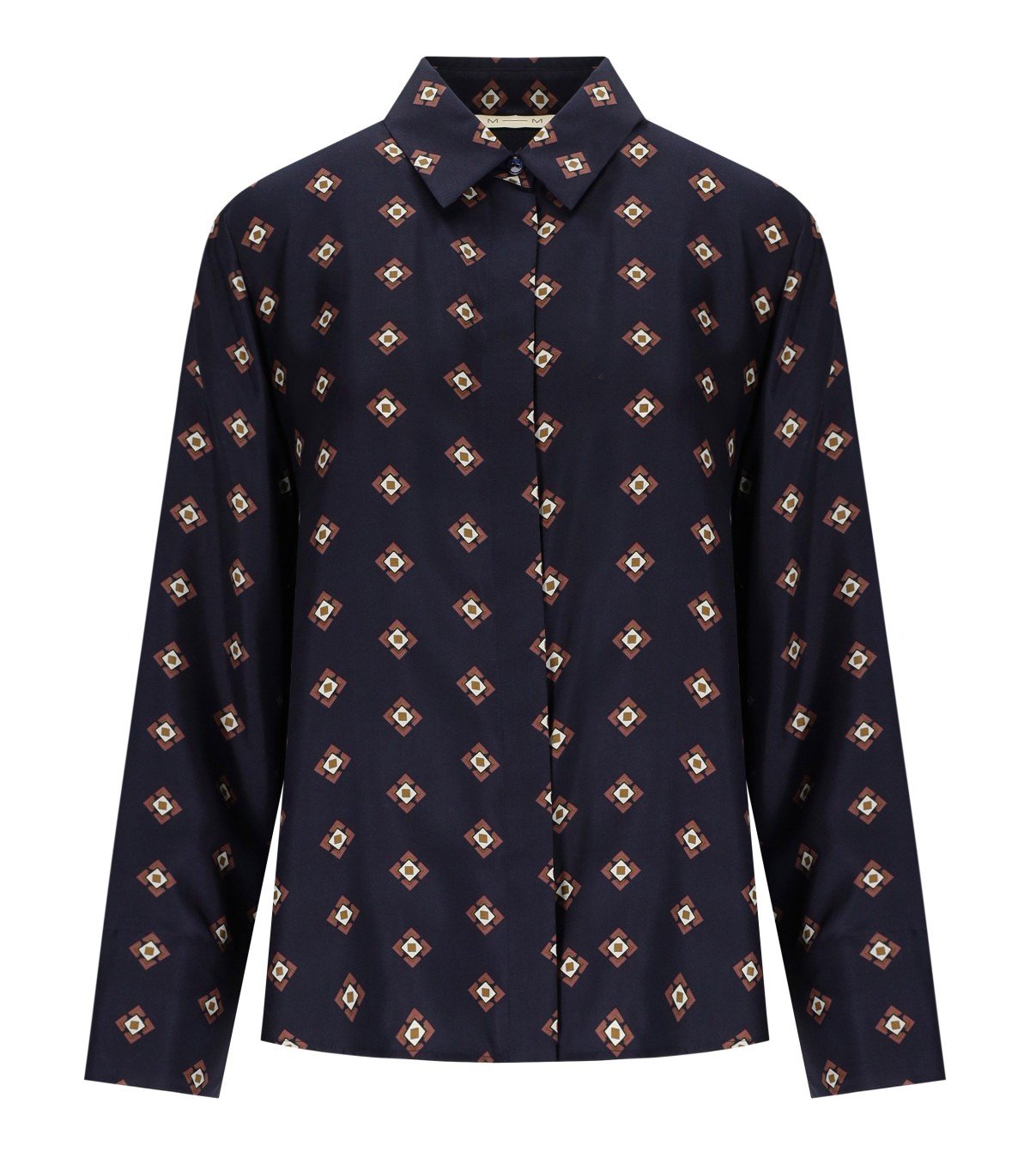 MM MAX MARA DISCO BLUE PATTERNED SHIRT