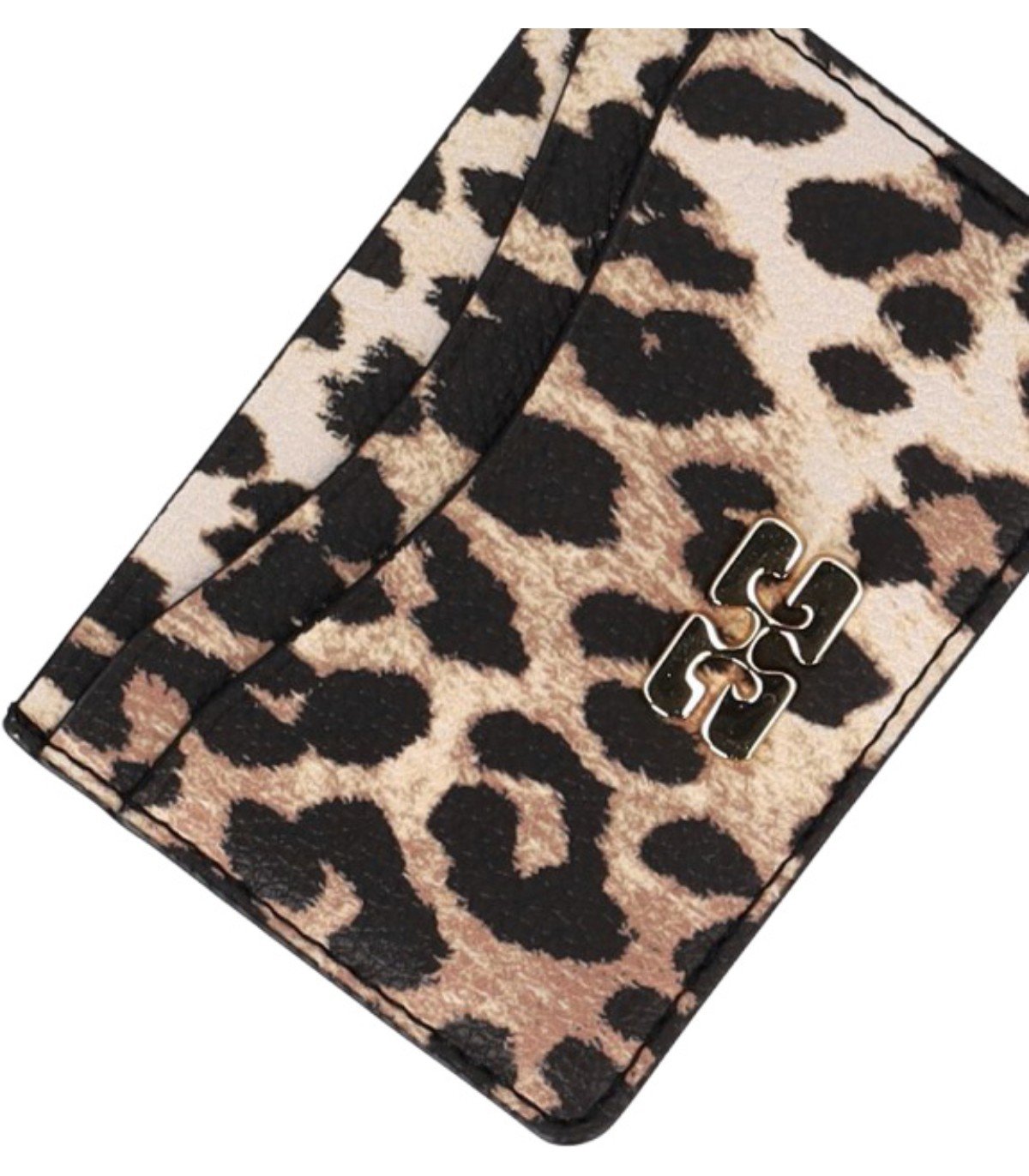 PORTACARTE BOU LEOPARDATO GANNI