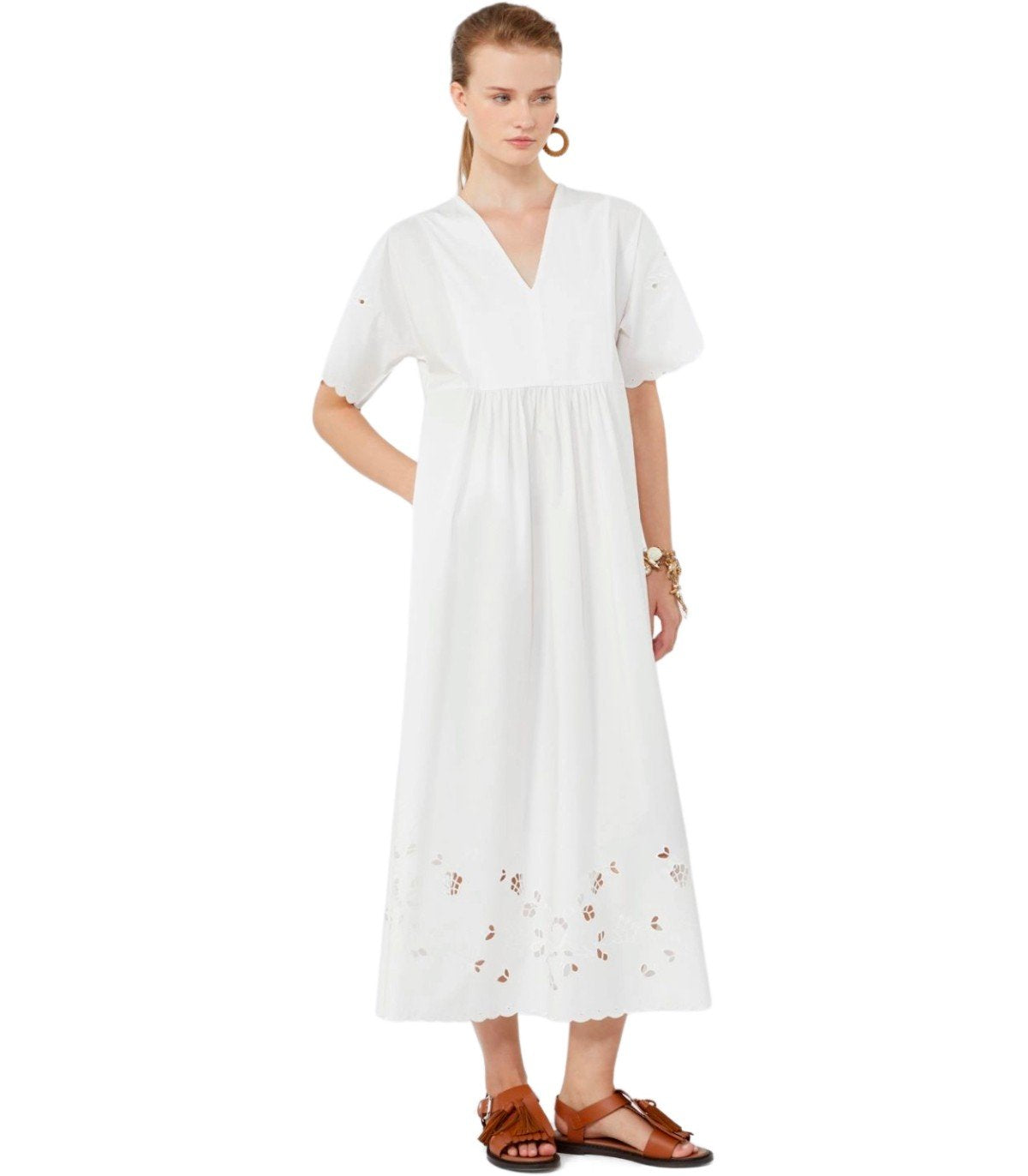 MAX MARA WEEKEND TARTUFO WEISSES KLEID