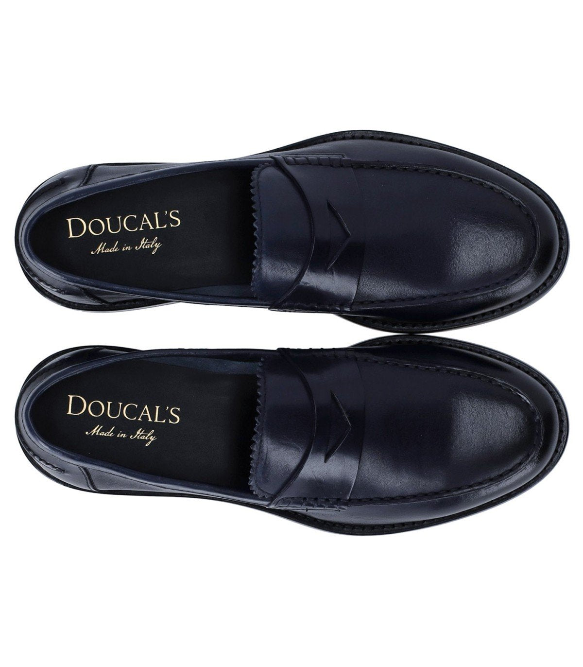 MOCASSIN PENNY BLEU FONCÉ DOUCAL'S