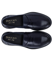 MOCASSIN PENNY BLEU FONCÉ DOUCAL'S