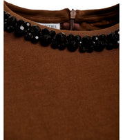 ESSENTIEL ANTWERP KARDINAL BRAUNES T-SHIRT