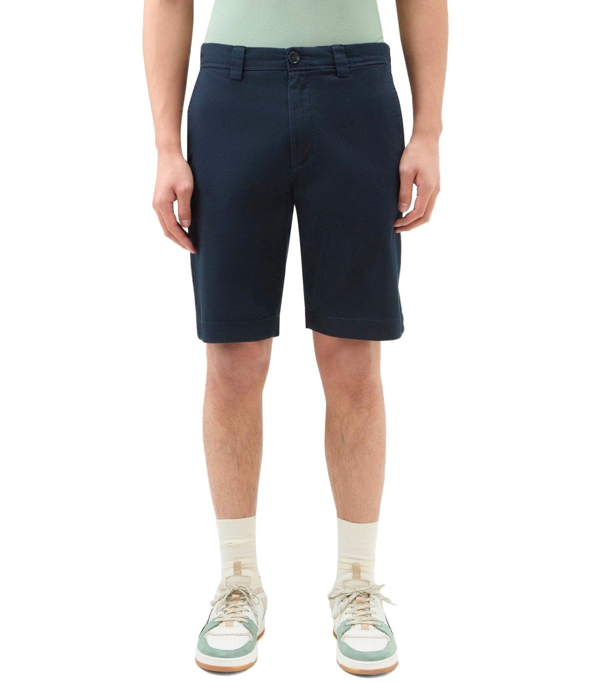 BERMUDA CLASSIC CHINO BLU WOOLRICH