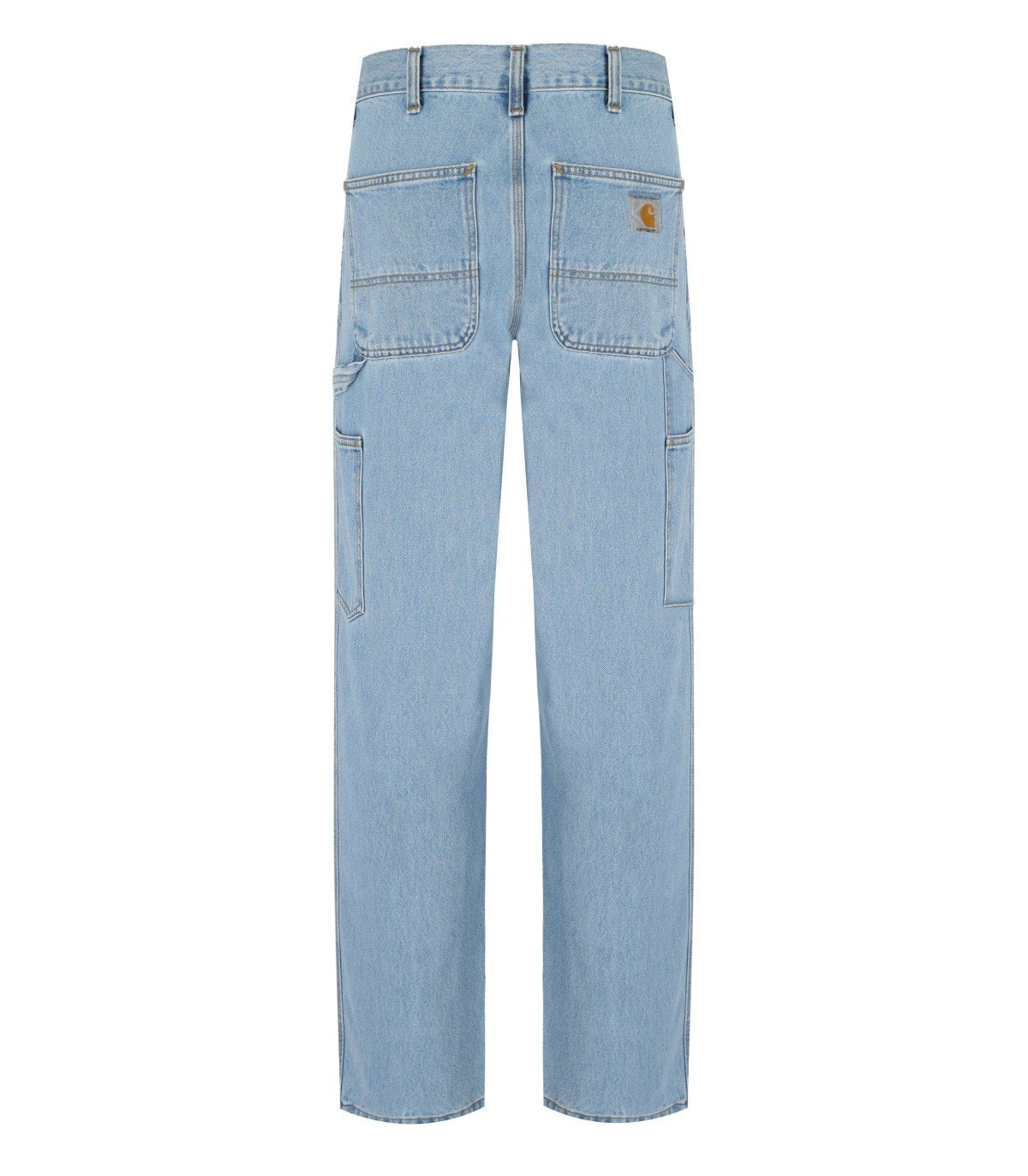 CARHARTT WIP SINGLE KNEE BLUE STONE BLEACHED JEANS