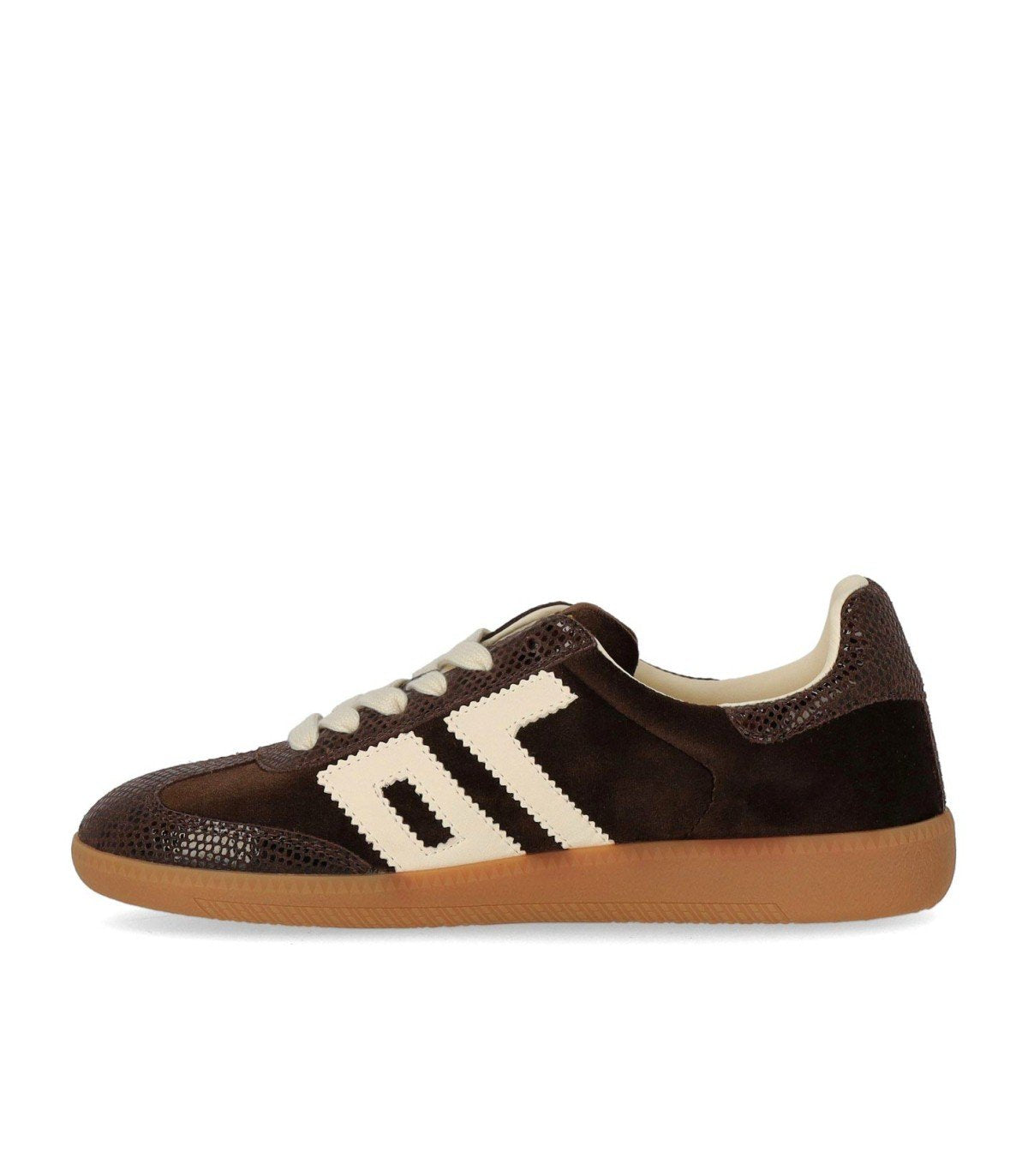 SNEAKER CLOUD VELOURS BRUN BACK70