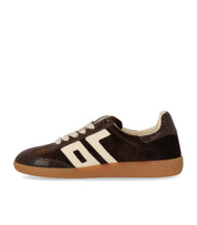 SNEAKER CLOUD VELOURS BRUN BACK70
