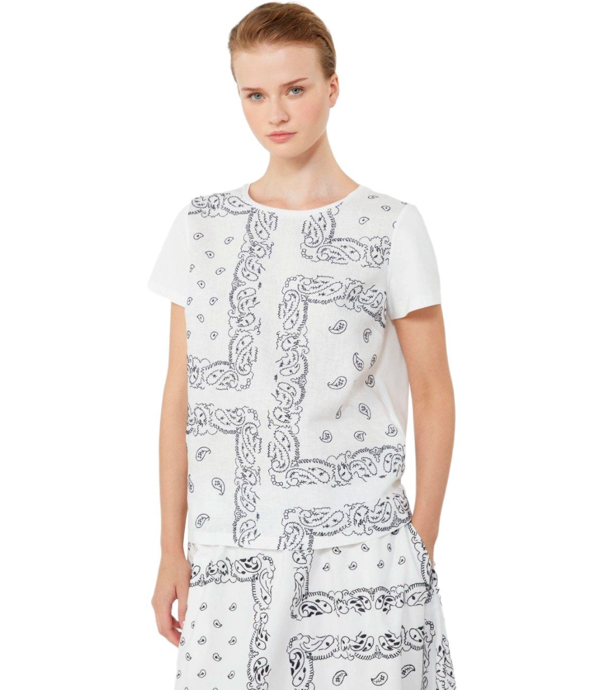 T-SHIRT GENIO BLANC MAX MARA WEEKEND