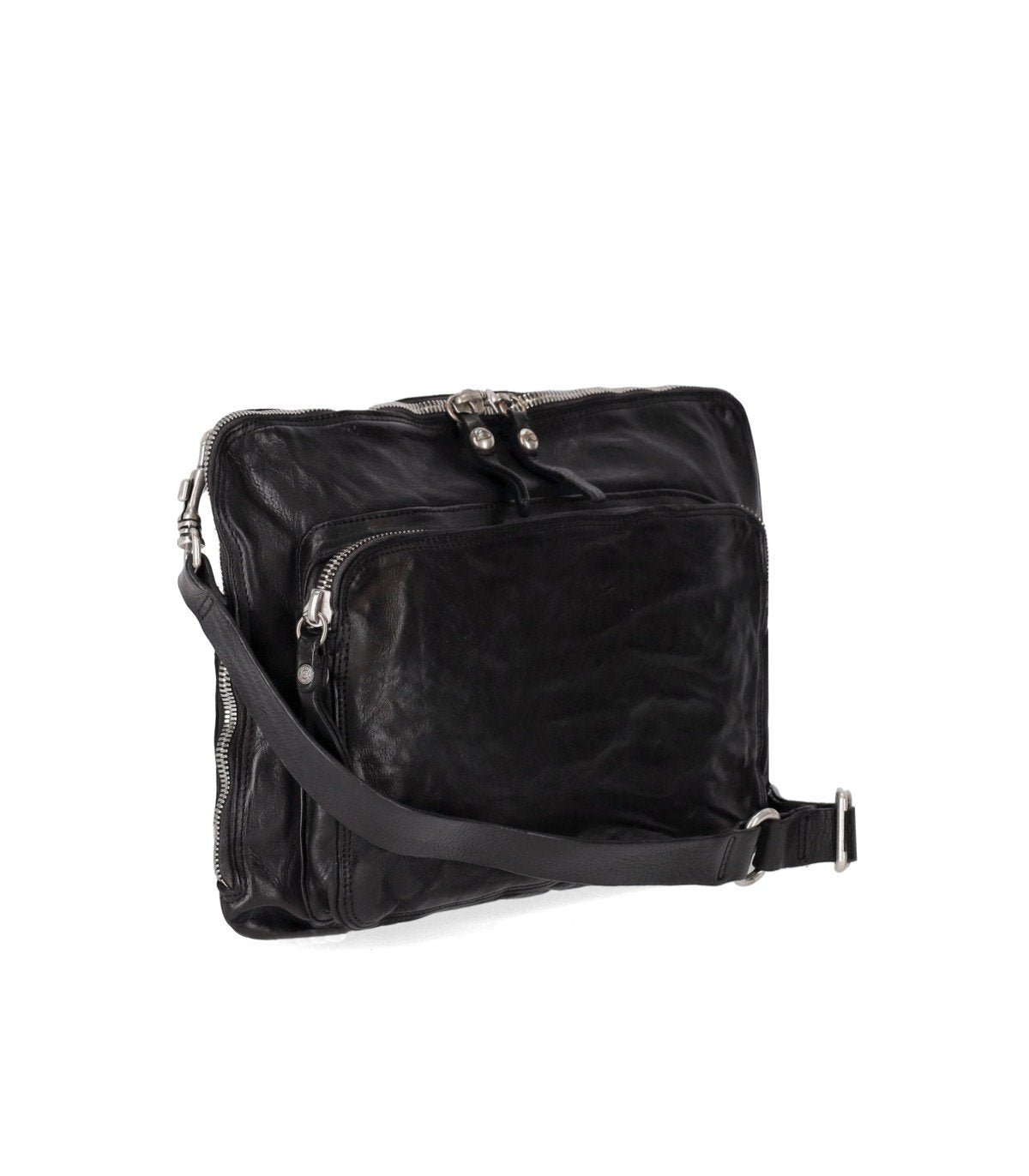 BOLSO BANDOLERA ARENITE NEGRO CAMPOMAGGI