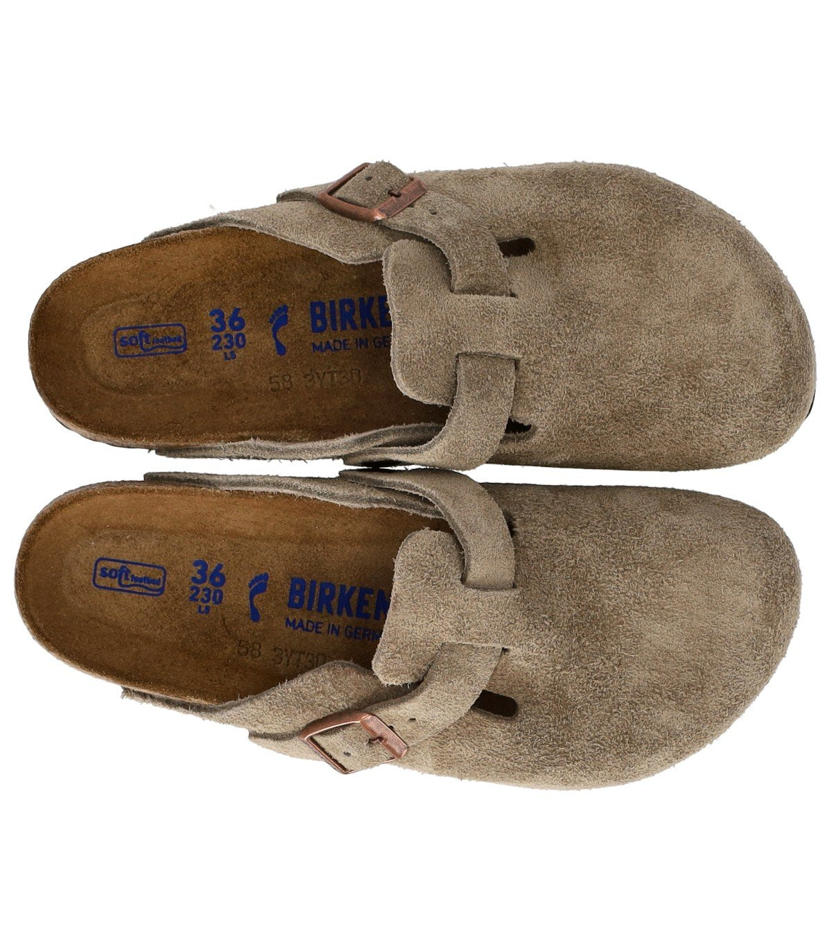 CLOG BOSTON SOFT FOOTBED TAUPE BIRKENSTOCK