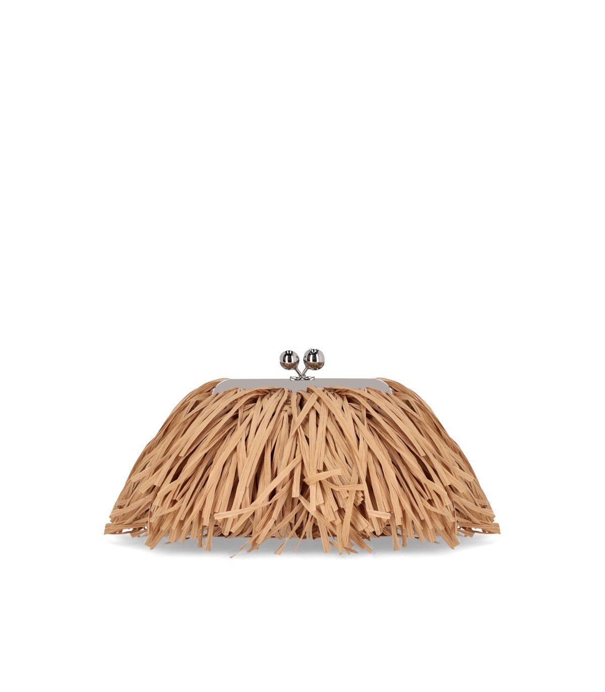 MAX MARA WEEKEND PASTICCINO QUIETE SMALL BEIGE CLUTCH