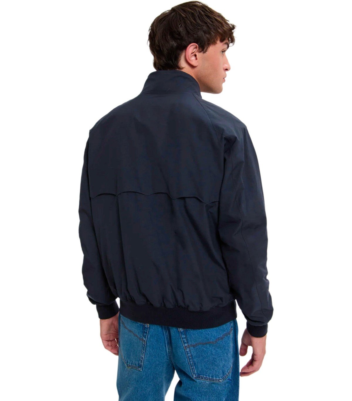 BARACUTA G9 HARRINGTON DARK NAVY BOMBER JACKET