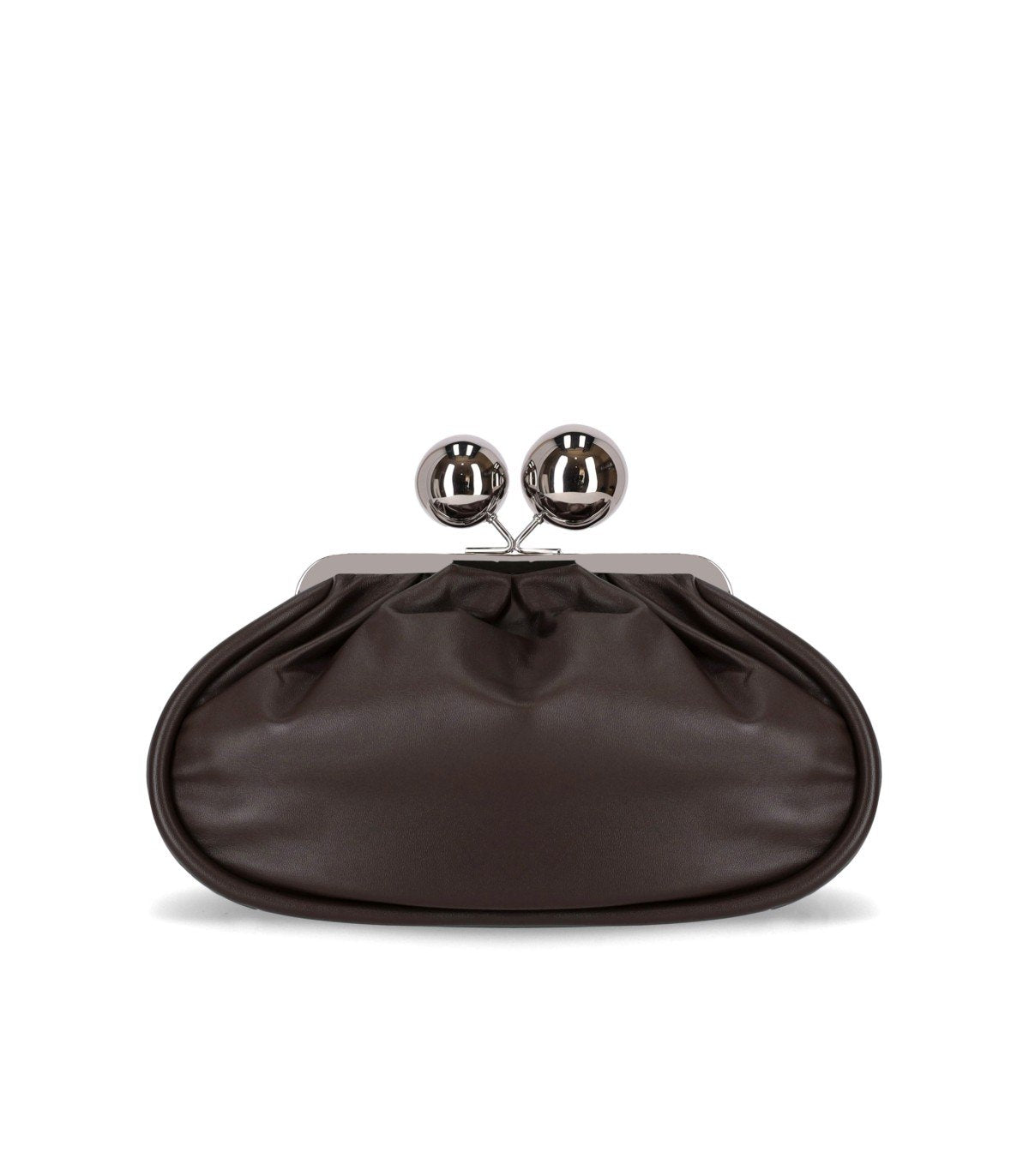 MAX MARA WEEKEND MILVANEW MEDIUM DUNKLEBRAUNER CLUTCH
