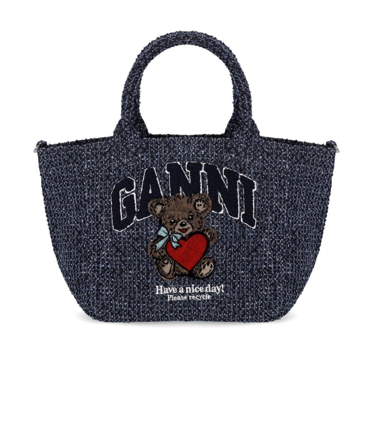 BOLSO SHOPPING SMALL DENIM GANNI