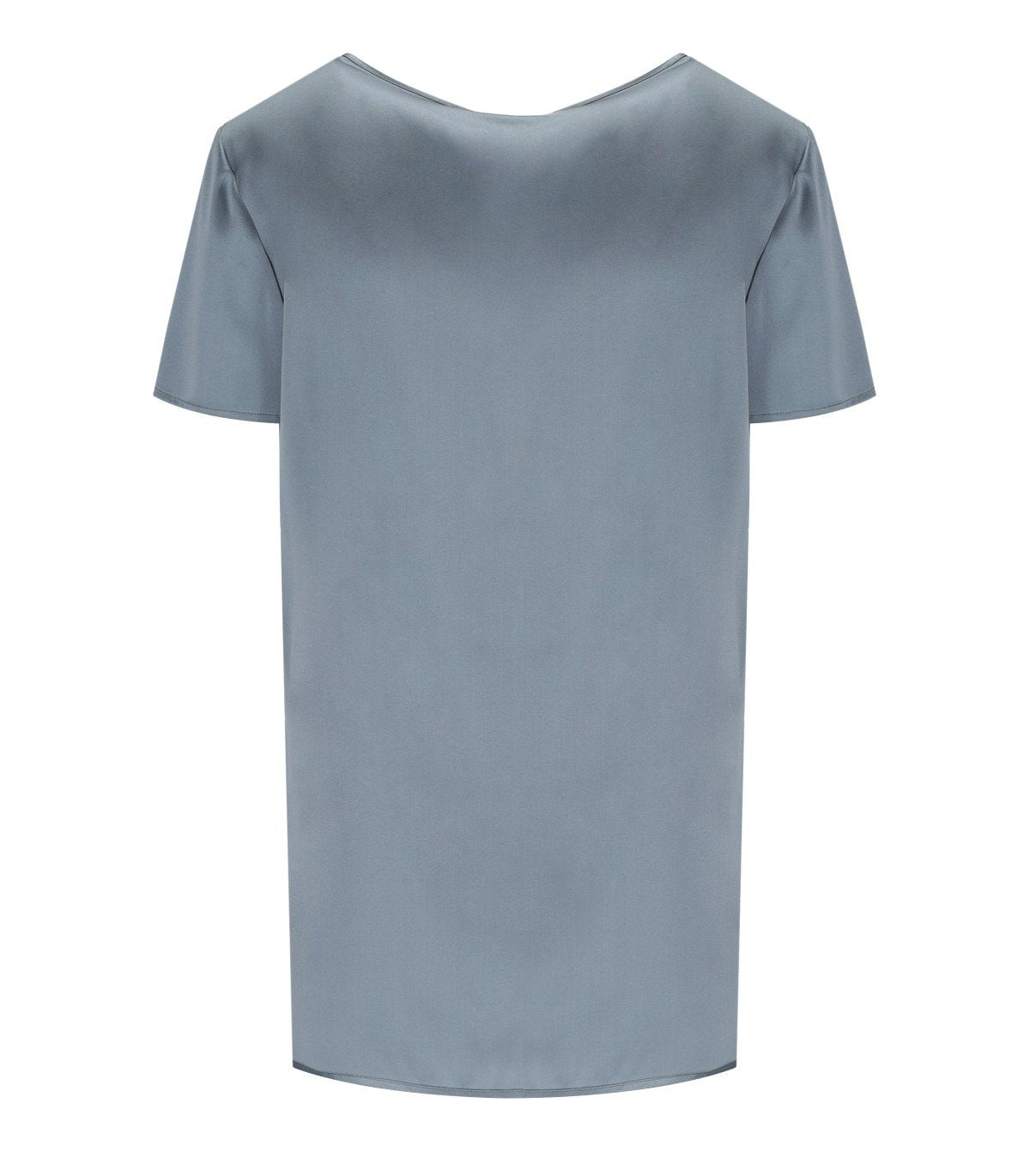 MM MAX MARA CORTONA GREY LIGHT BLUE BLOUSE