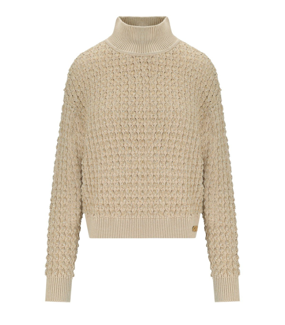 ELISABETTA FRANCHI HONEY TURTLENECK SWEATER