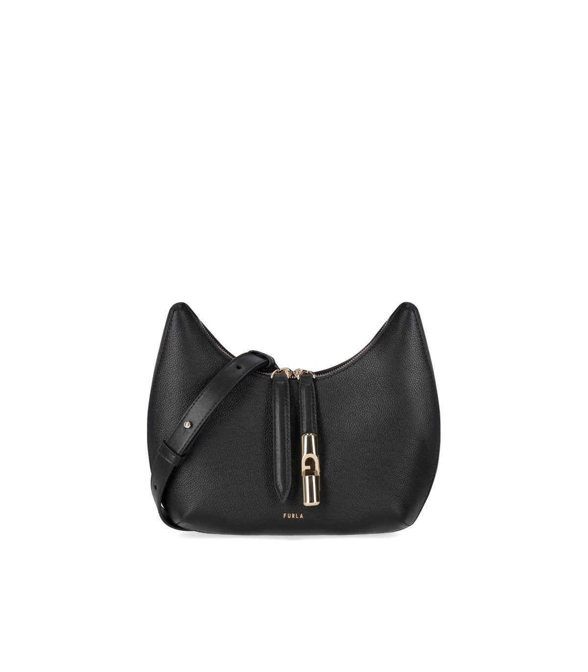 FURLA GOCCIA S BLACK CROSSBODY BAG