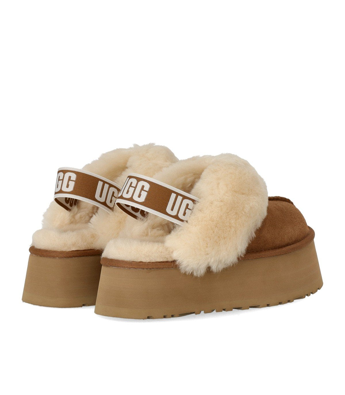 UGG FUNKETTE CHESTNUT SLIPPER