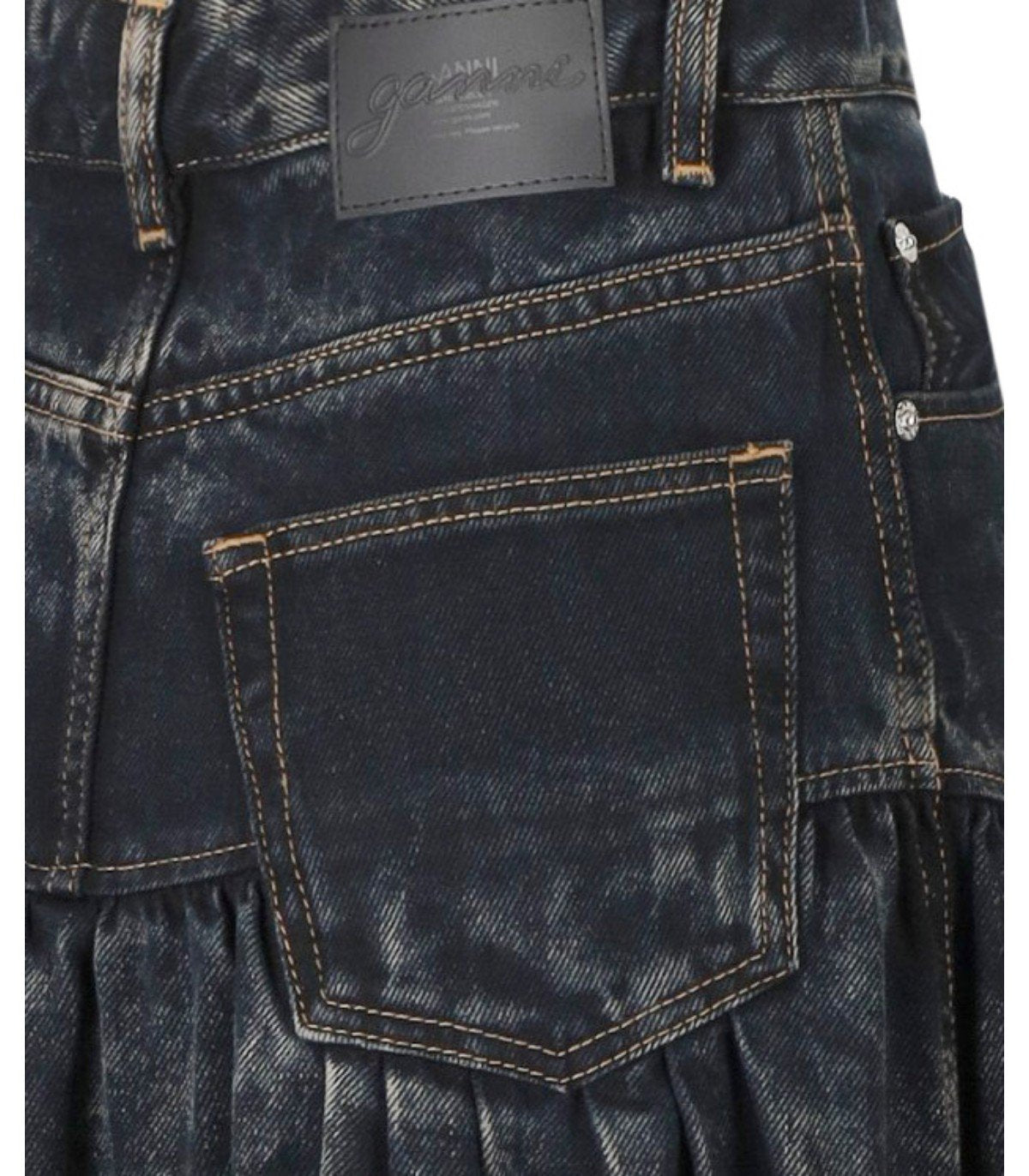 GONNA IN DENIM WASHED NERA GANNI