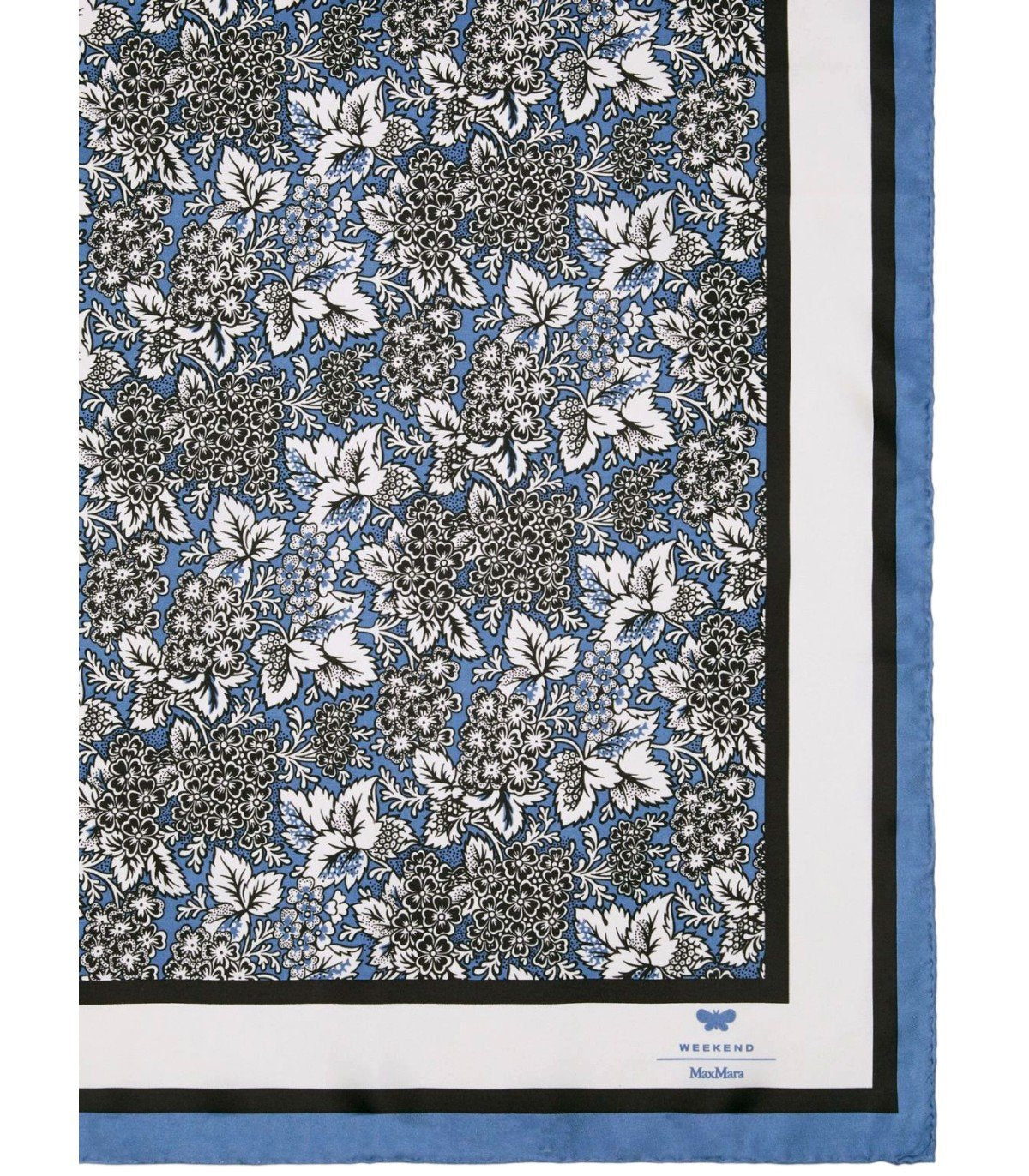 MAX MARA WEEKEND ONESTO LICHTBLAUWE FOULARD SJAAL