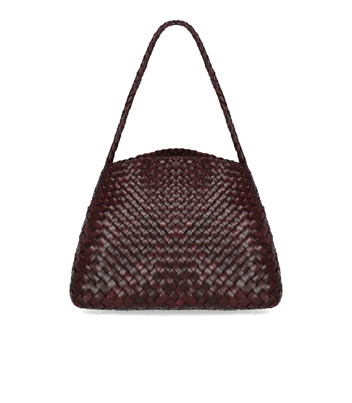 DRAGON DIFFUSION SANTA MARIA MINI BURGUNDY SHOULDER BAG