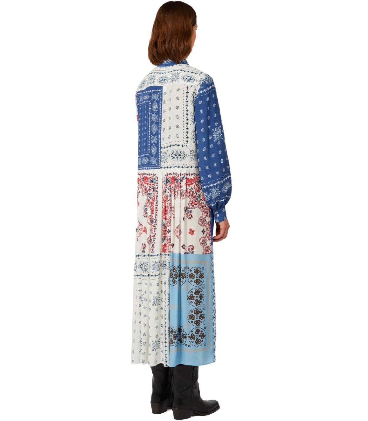 MAX MARA WEEKEND ZUAI MULTICOLORED SHIRT DRESS