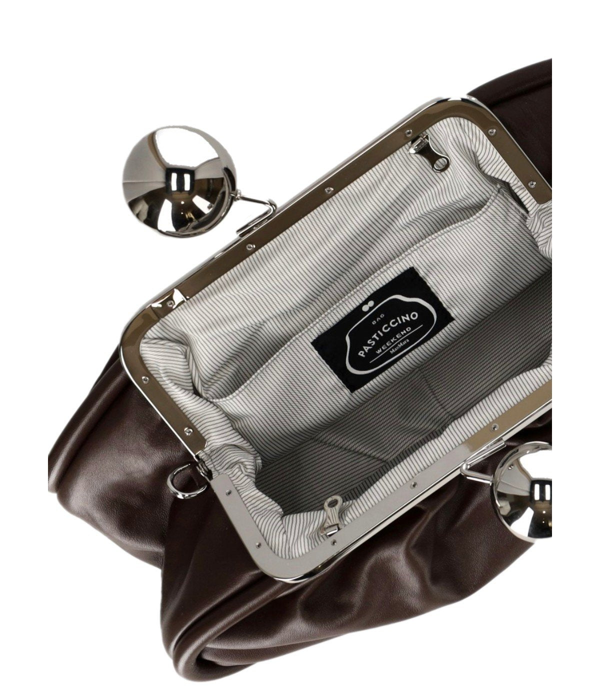 MAX MARA WEEKEND MILVANEW MEDIUM DUNKLEBRAUNER CLUTCH