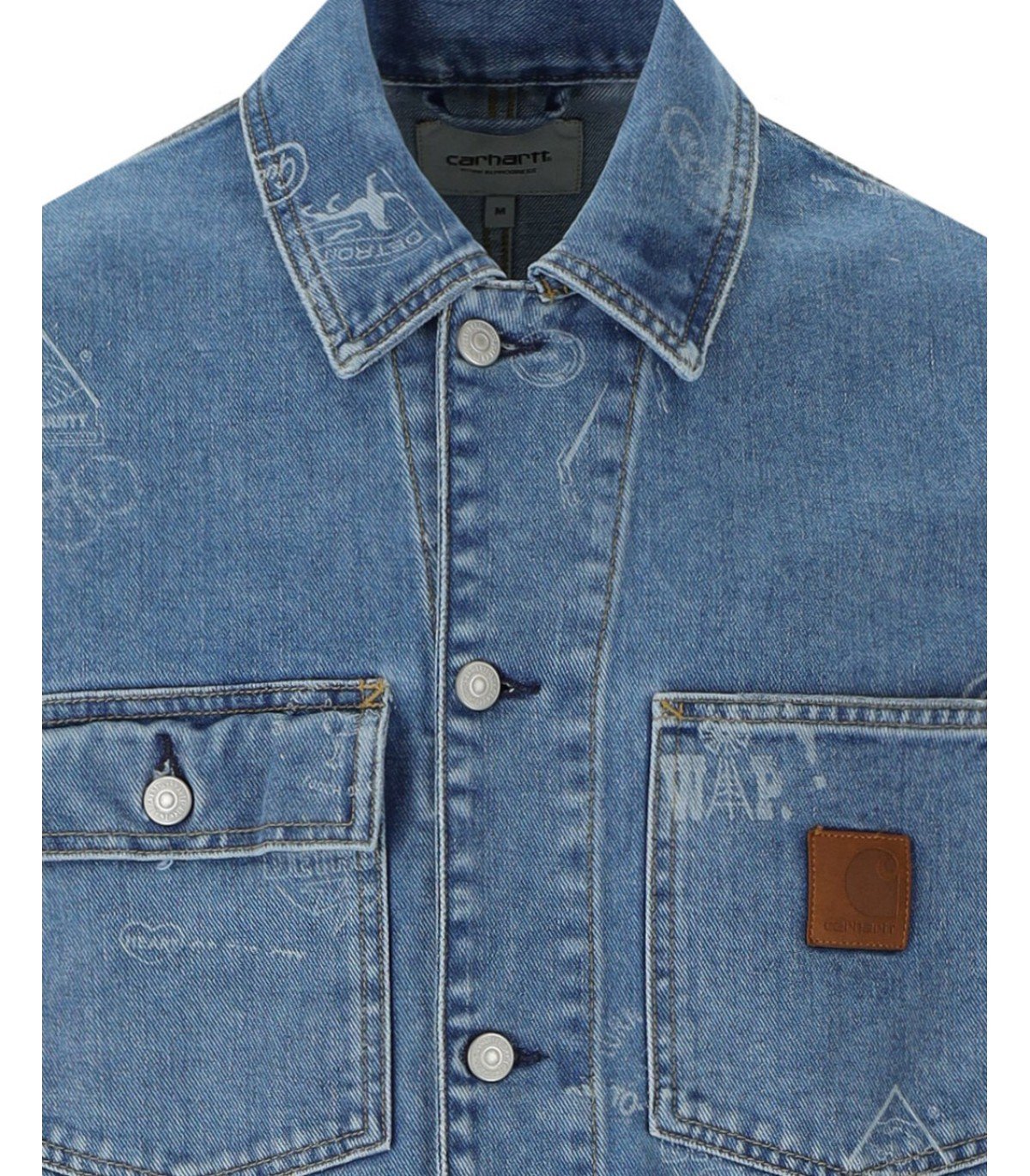 GIACCA IN DENIM STAMP CARHARTT WIP