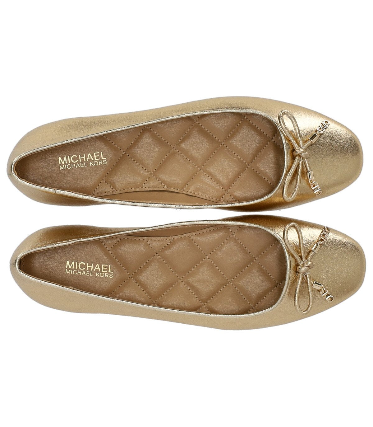 MICHAEL KORS NORI GOLD BALLET FLAT SHOE – FerrarisBoutique