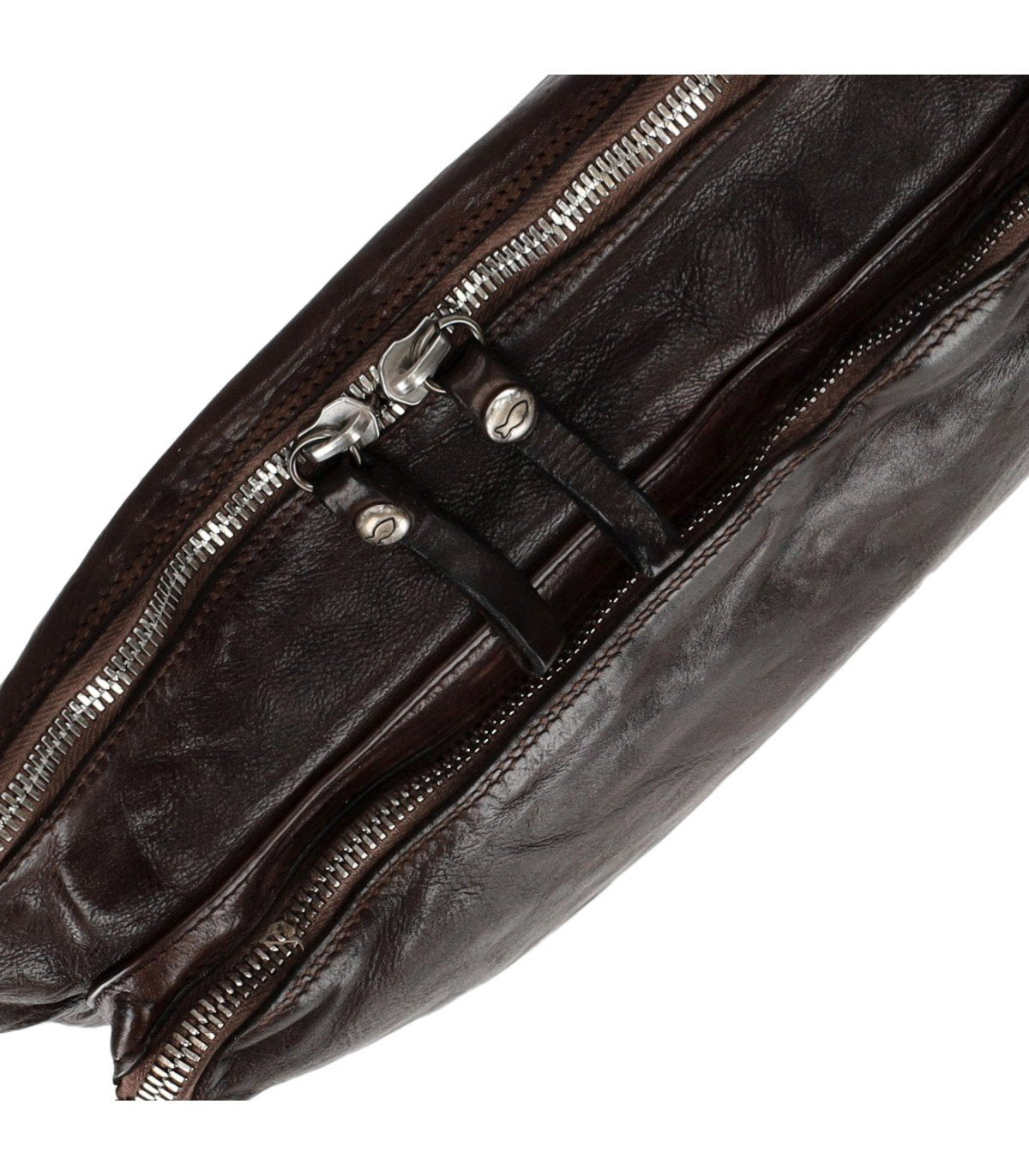 CAMPOMAGGI ARENITE DARK BROWN CROSSBODY BAG