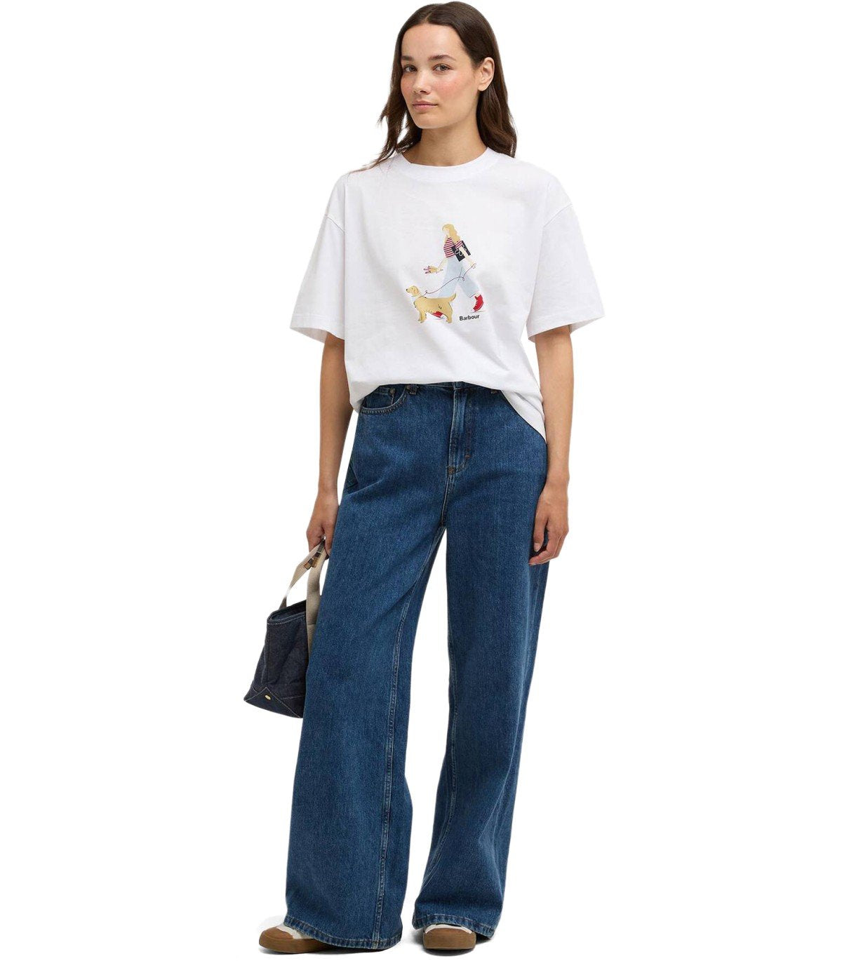 BARBOUR DERWENT WEISSES T-SHIRT