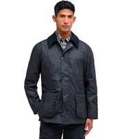 GIACCA ASHBY WAX BLU NAVY BARBOUR