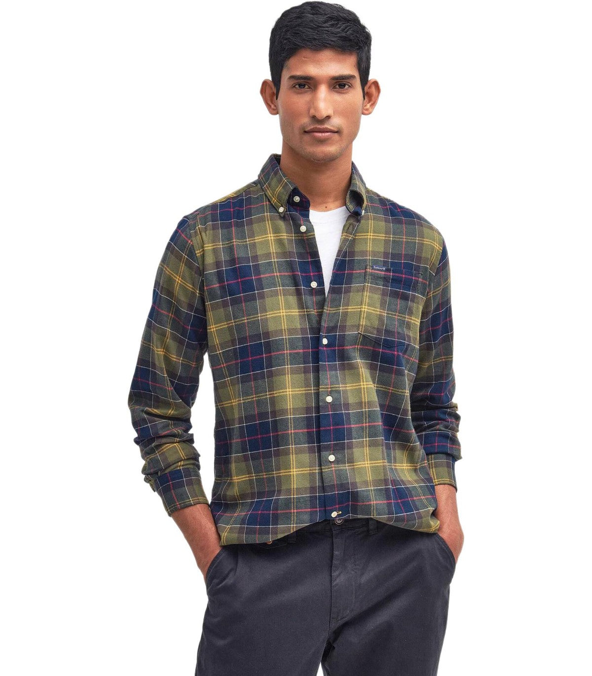 BARBOUR FORTROSE TARTAN GRÜN BLAU HEMD