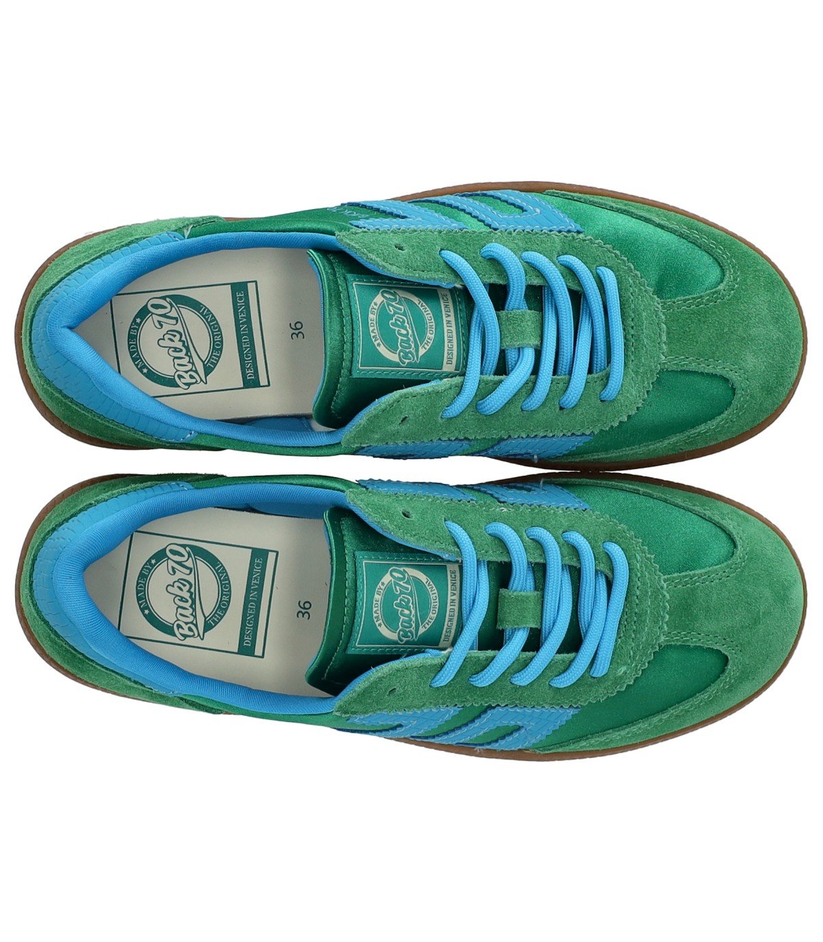 BACK70 GHOST SATIN GREEN SNEAKER