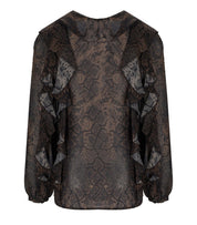 MARELLA UFO BRAUNES BLUSE