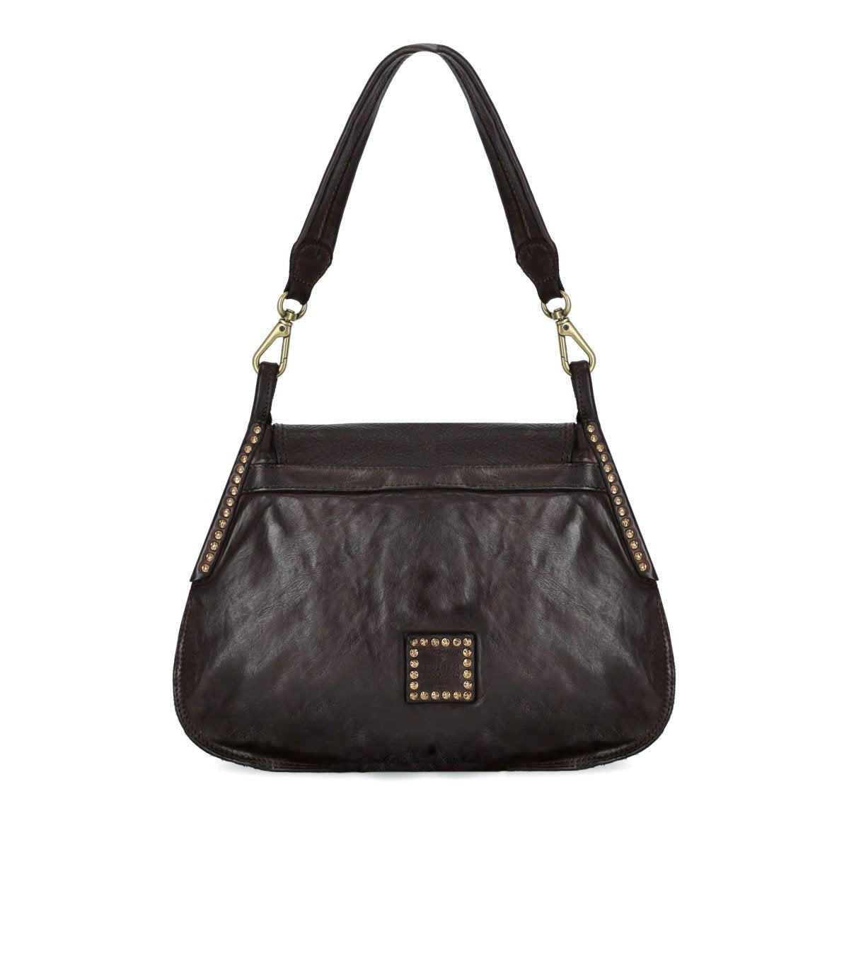 SAC PORTÉ ÉPAULE ENZA MARRON FONCÉ CAMPOMAGGI