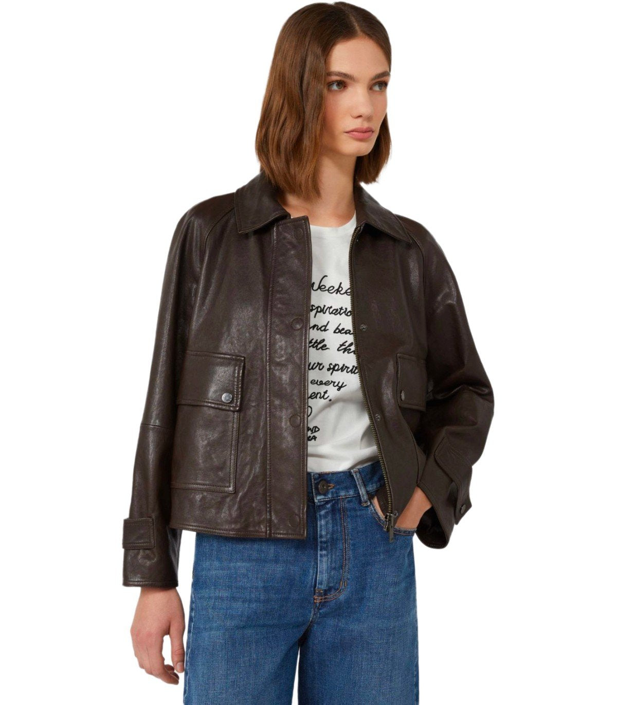 MAX MARA WEEKEND BERBICE DUNKELBRAUNE JACKE