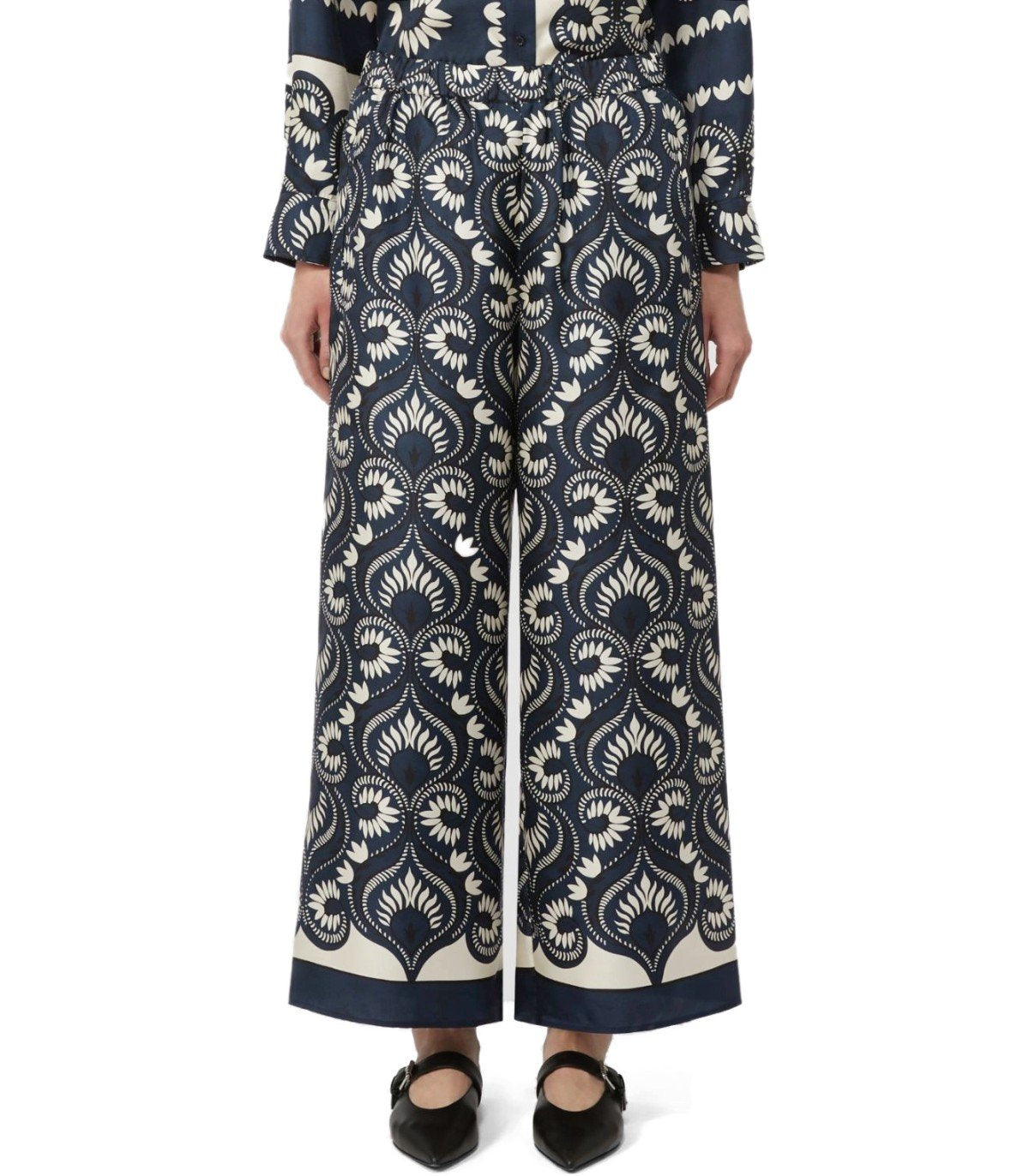 MAX MARA WEEKEND OTTICO BLUE PANTS