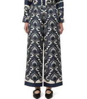 MAX MARA WEEKEND OTTICO BLUE PANTS