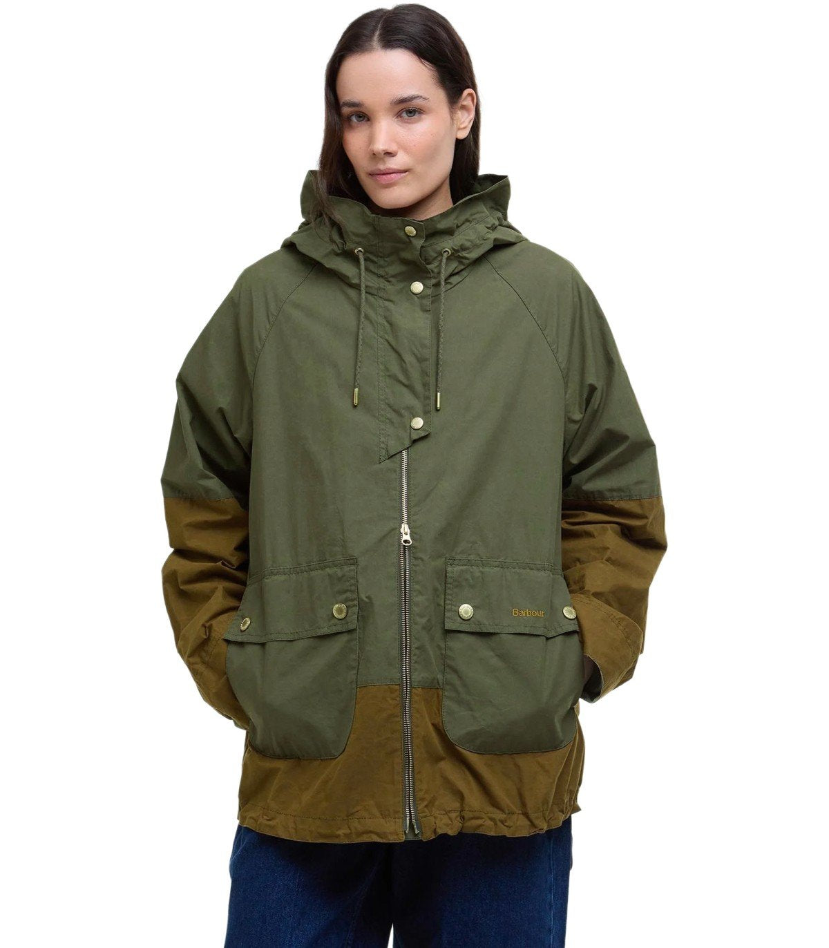 BARBOUR HAYLEY DUSKY GREEN JACKET