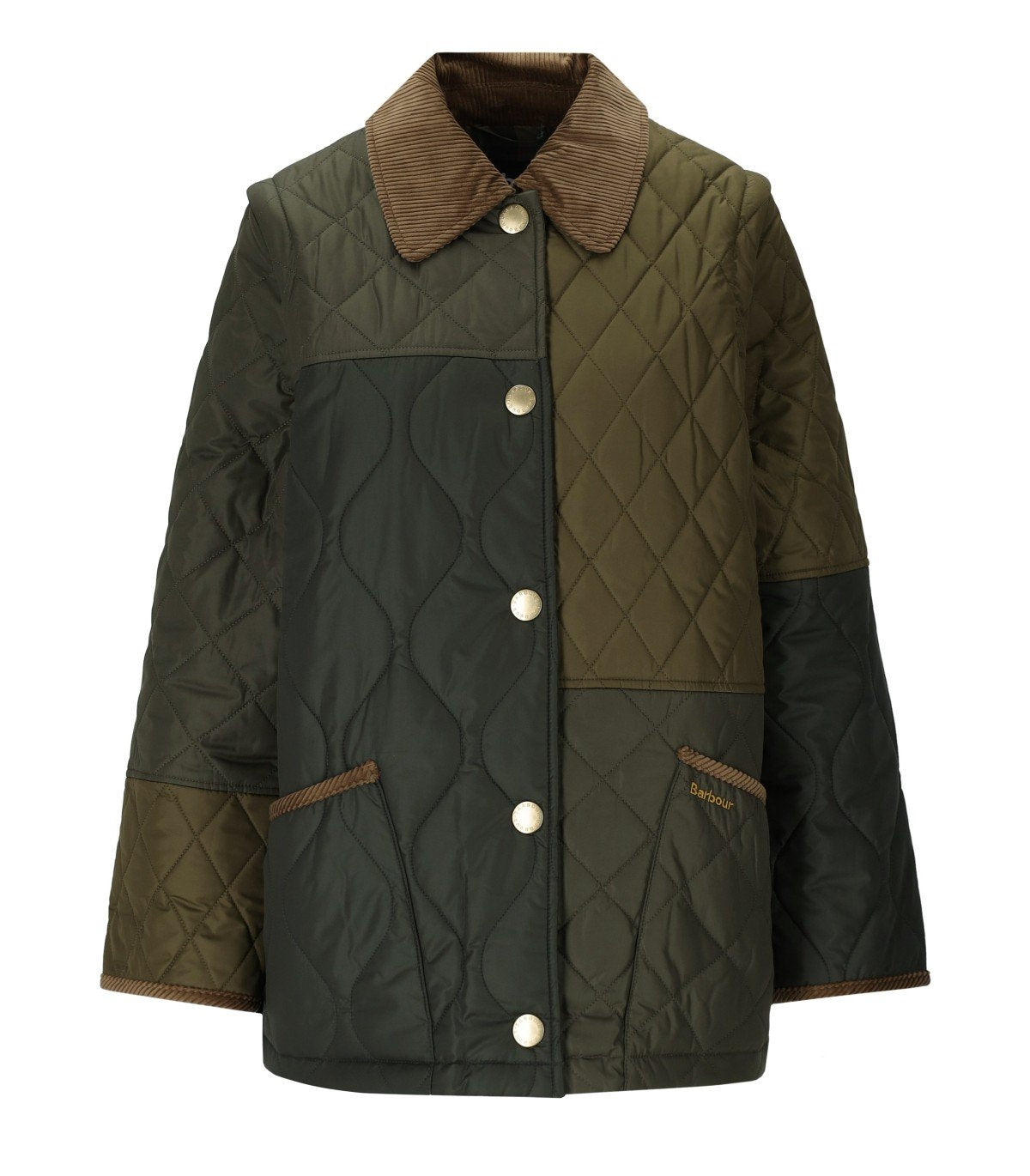 BARBOUR LORRIE QUILTED GRÜNE JACKE