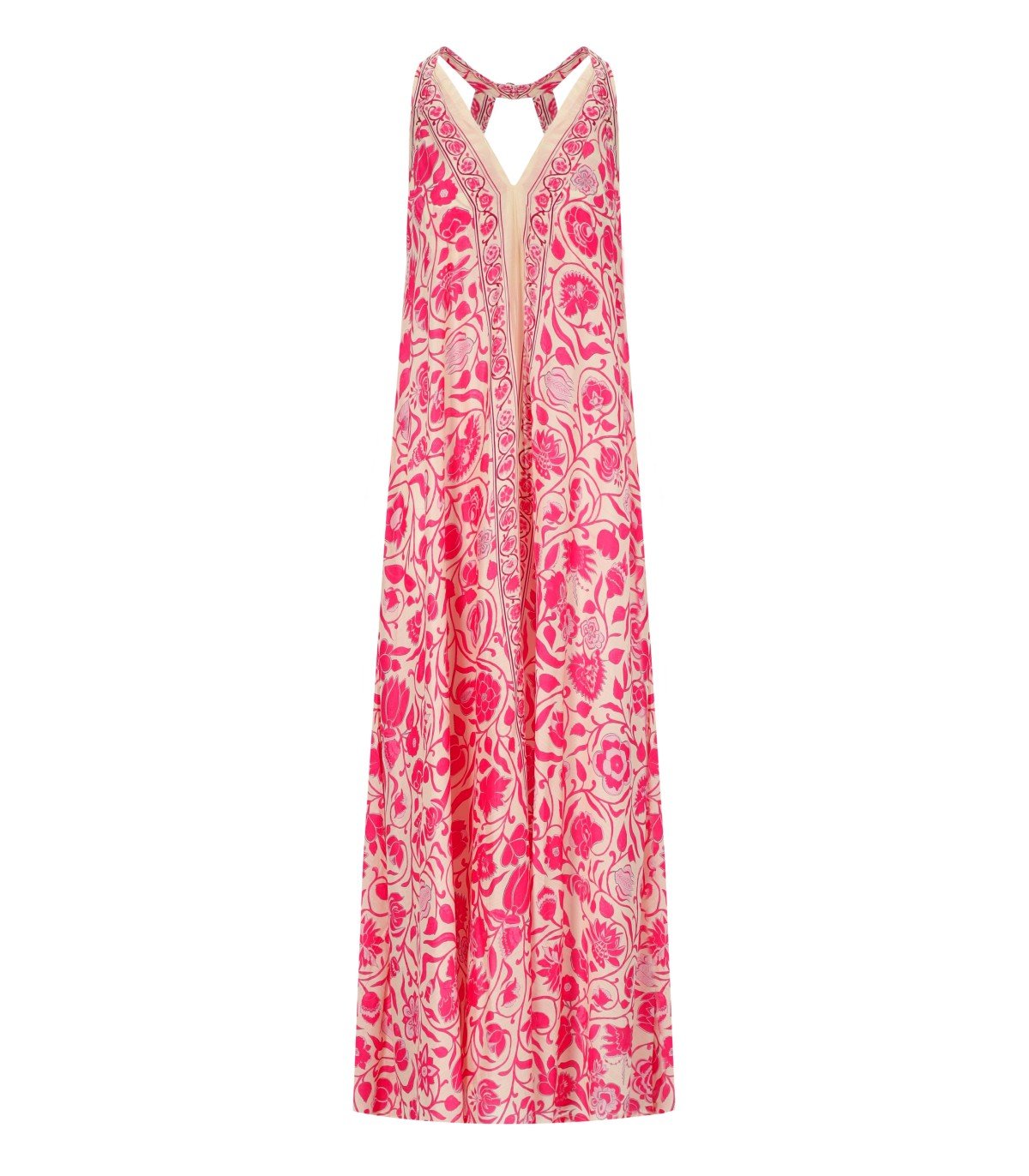 PAHIESA FORMENTERA FUCHSIA LONG DRESS