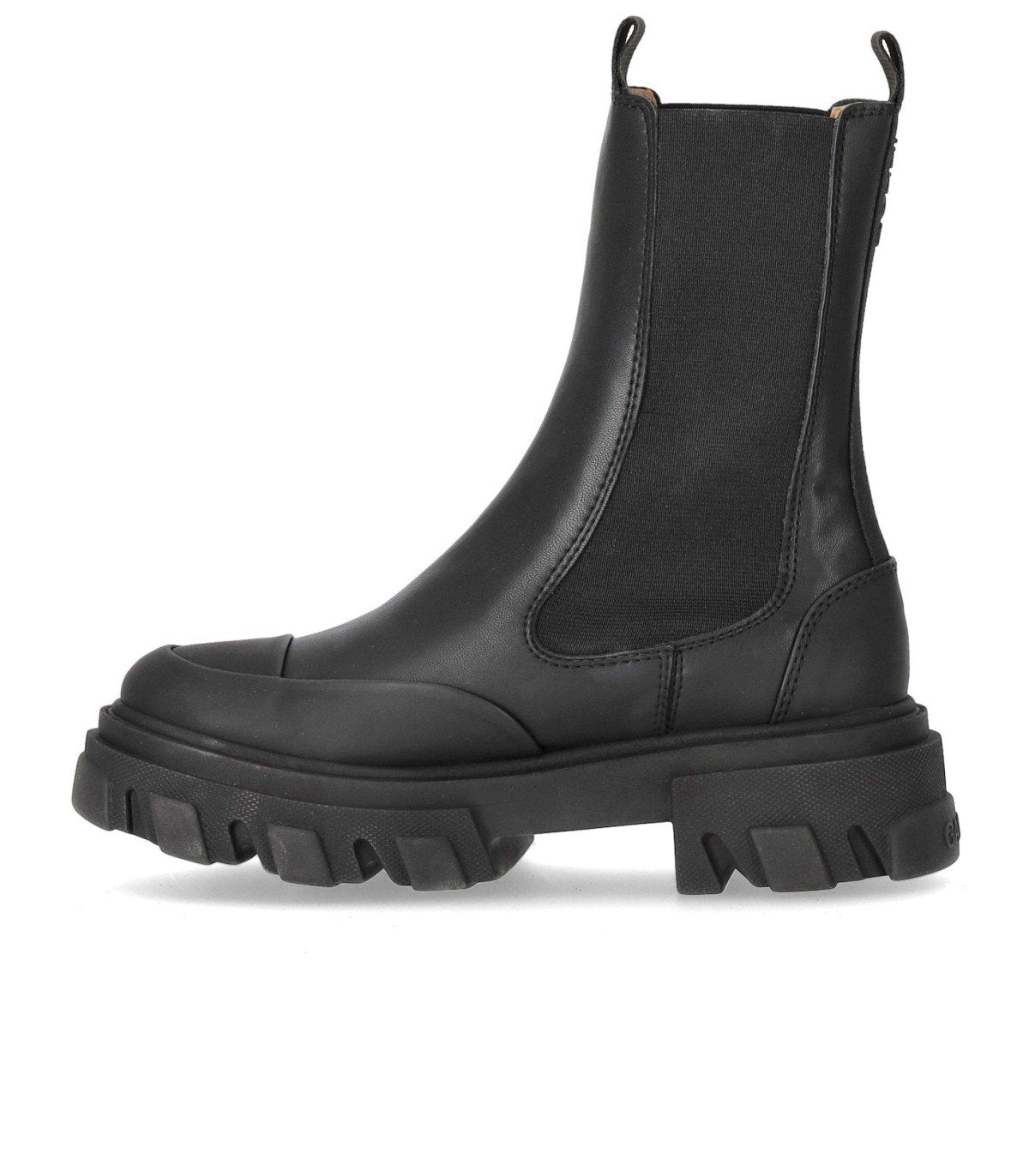 GANNI MID SCHWARZE CHELSEA STIEFELETTE