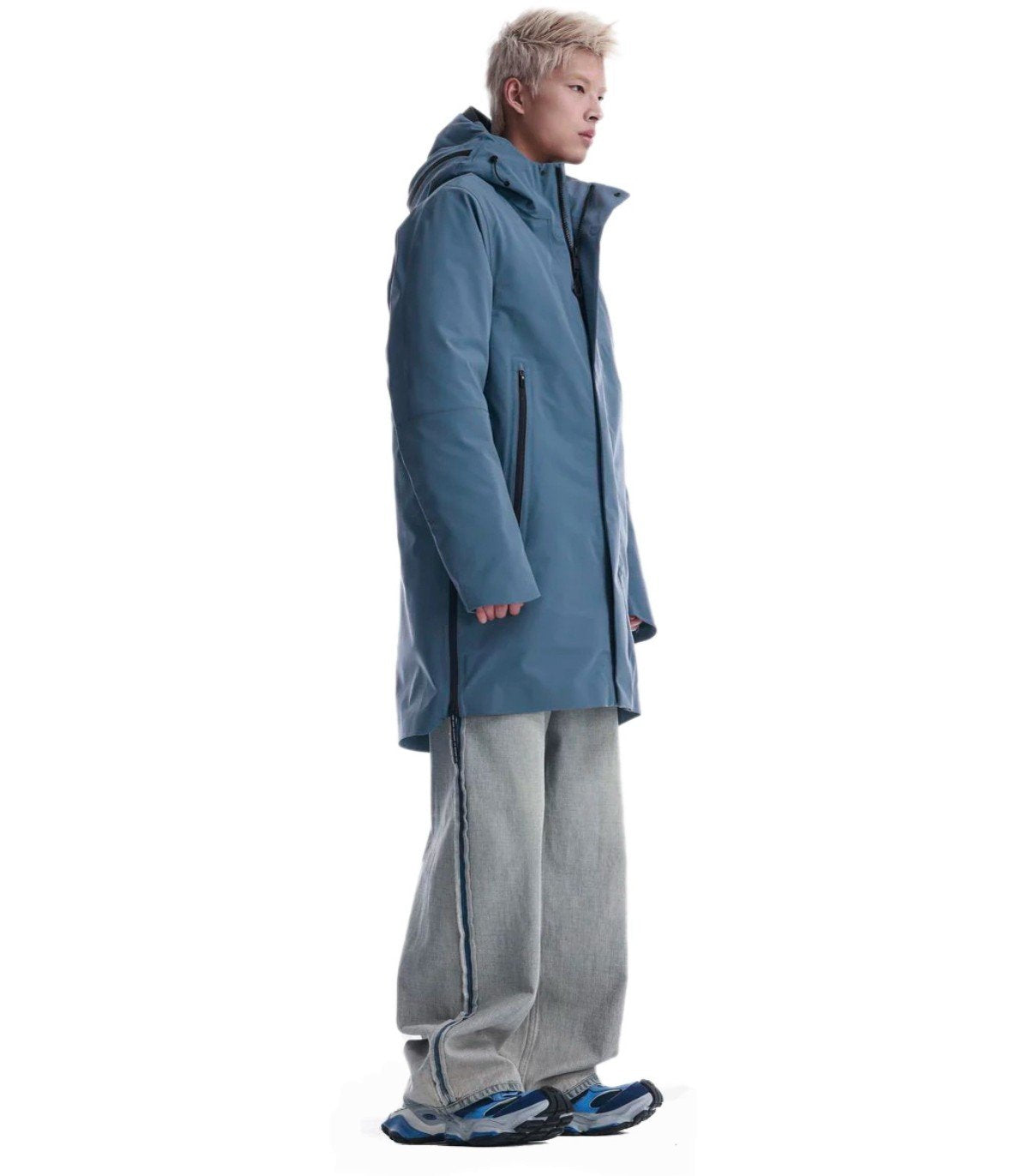 KRAKATAU PLANCK RETRO BLUE PARKA