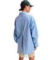 ESSENTIEL ANTWERP IPATCH LIGHT BLUE SHIRT