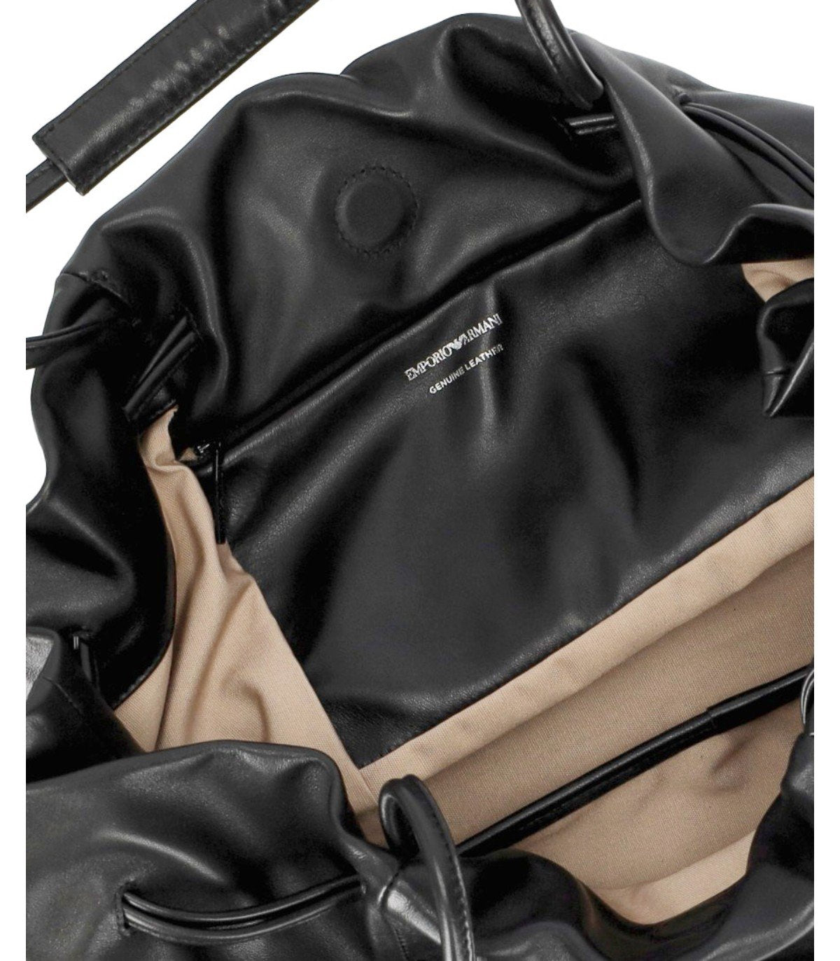 EMPORIO ARMANI BLACK SHOULDER BAG