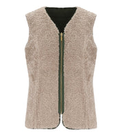 BARBOUR MARKENFIELD OLIVGRÜNE WENDEWESTE
