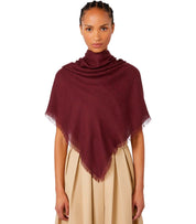 MAX MARA WEEKEND BALLO BURGUNDY SCARF