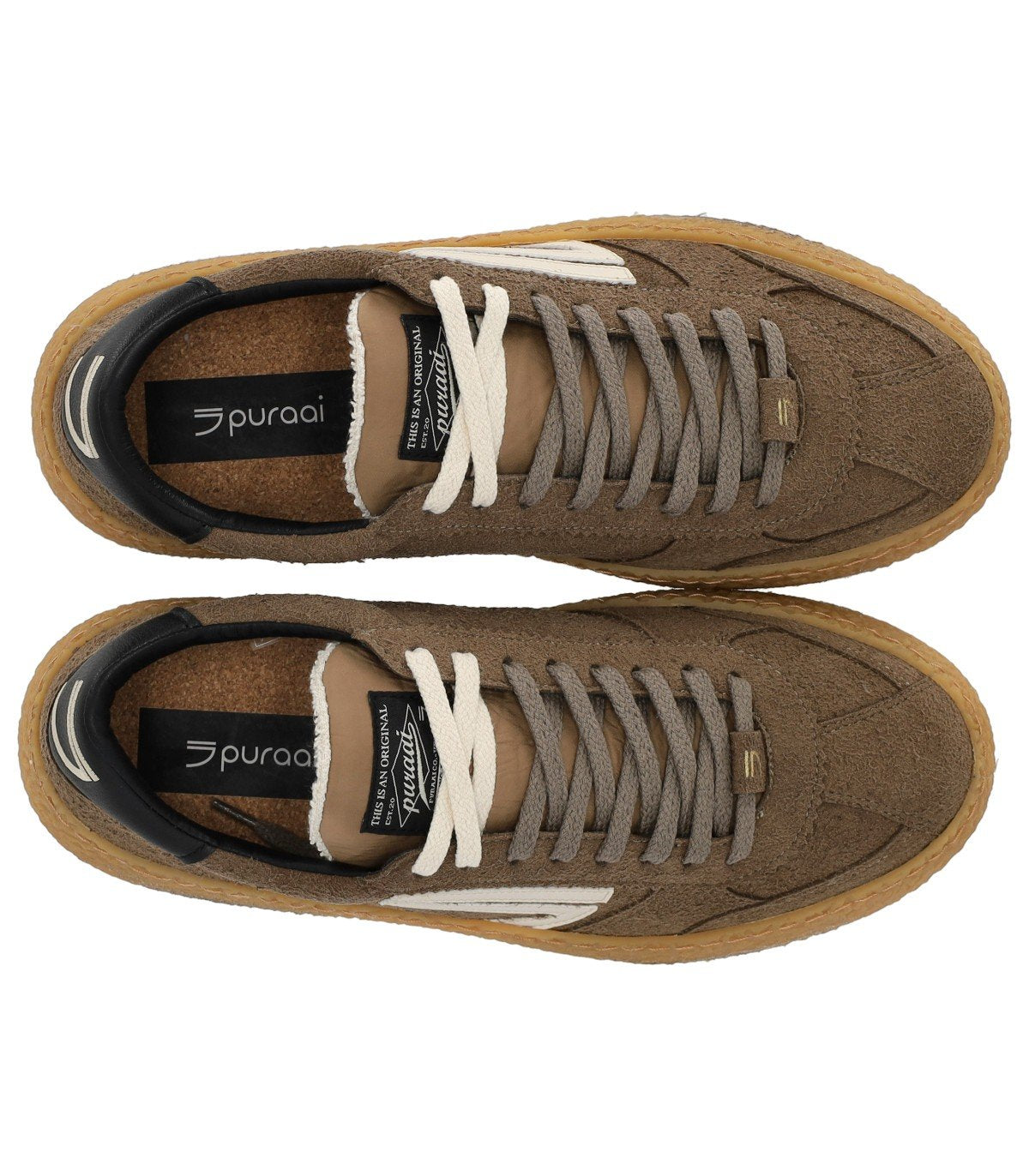 PURAAI 1.01 VINTAGE HAIRY MICROSUEDE BAILEYS SNEAKERS