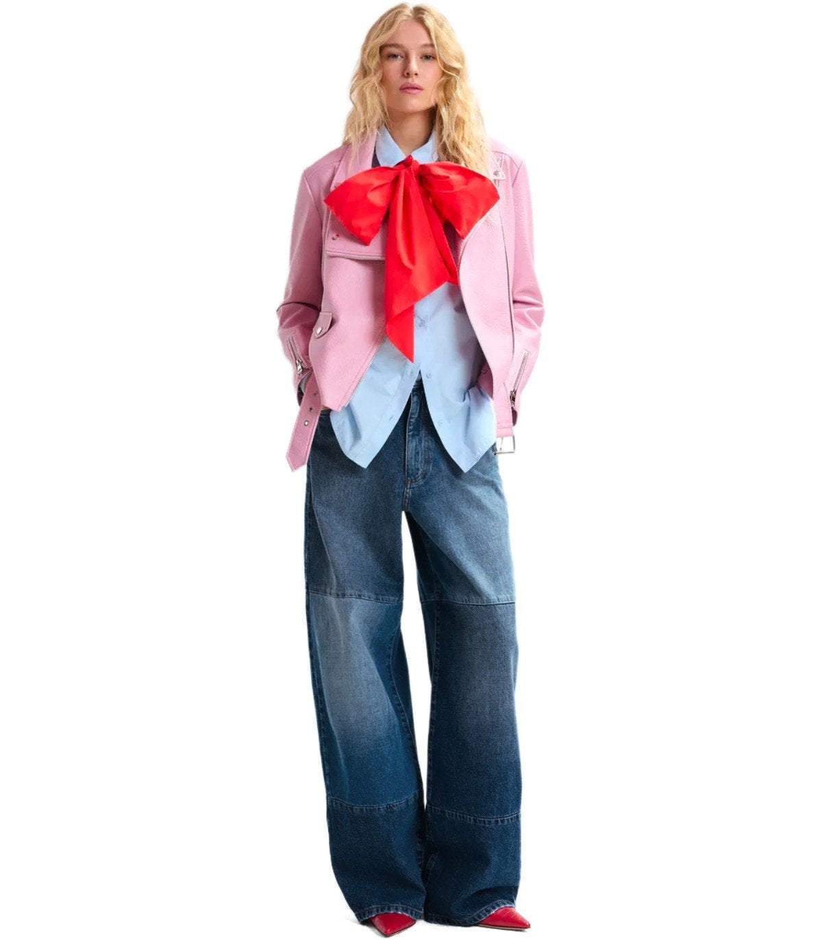 ESSENTIEL ANTWERP JEE PATCHWORK BLAUE JEANS