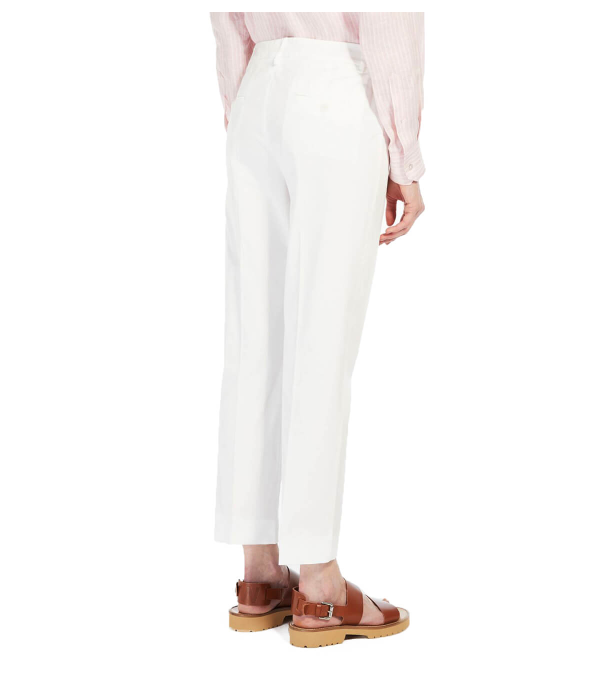 MAX MARA WEEKEND CECCO WHITE PANTS